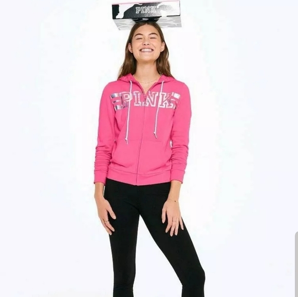 Victoria's secret pink perfect full zip with leggings gift box - Picture 1 of 1